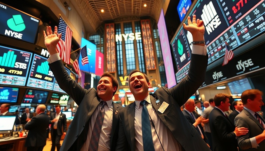 Executives celebrating successful IPOs in 2025 at NYSE.