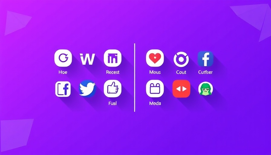 Minimalistic social media icons highlighting threads engagement