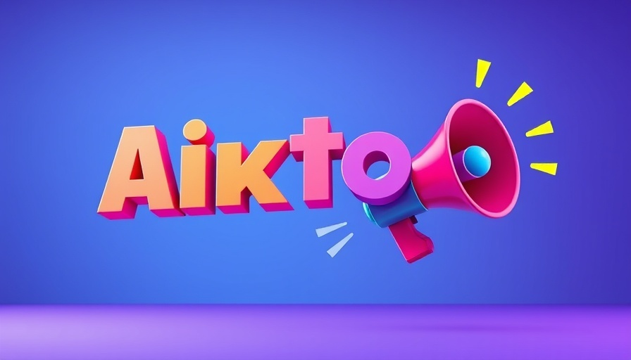 TikTok GMV Max announcement with megaphone illustration and icon.