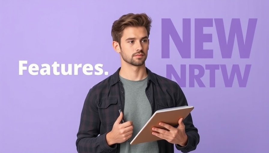 Threads features update announcement with focused man.