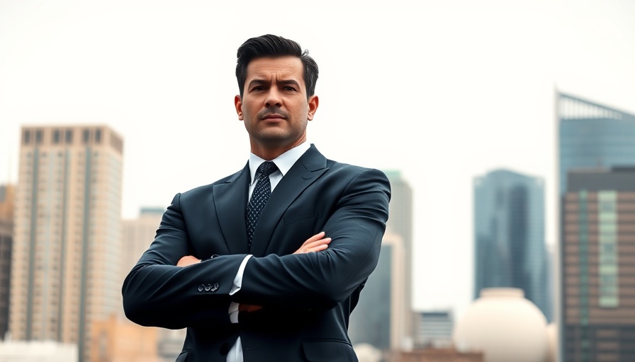Influencer marketing agency CEO in Seattle cityscape.