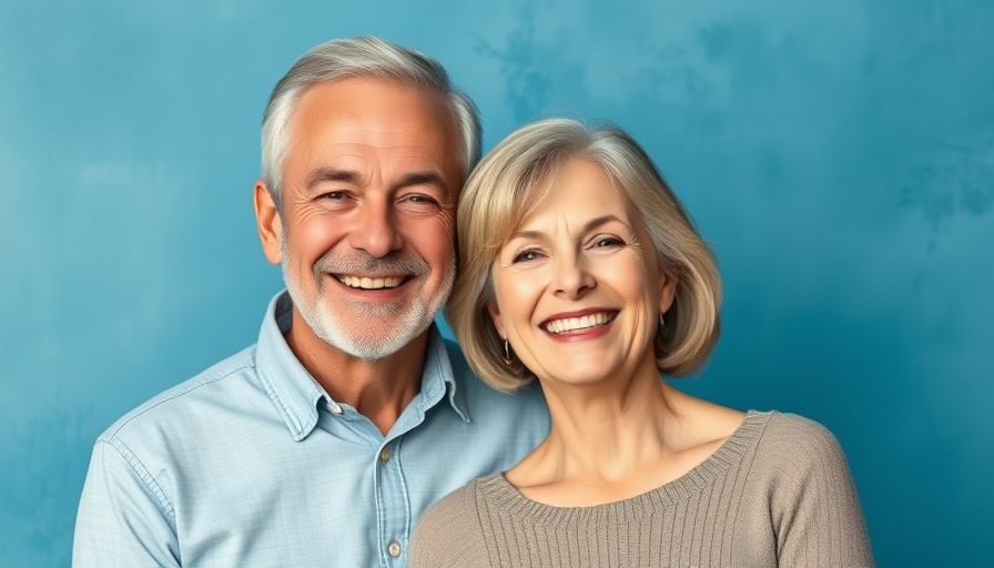 Happy couple discussing early retirement benefits.