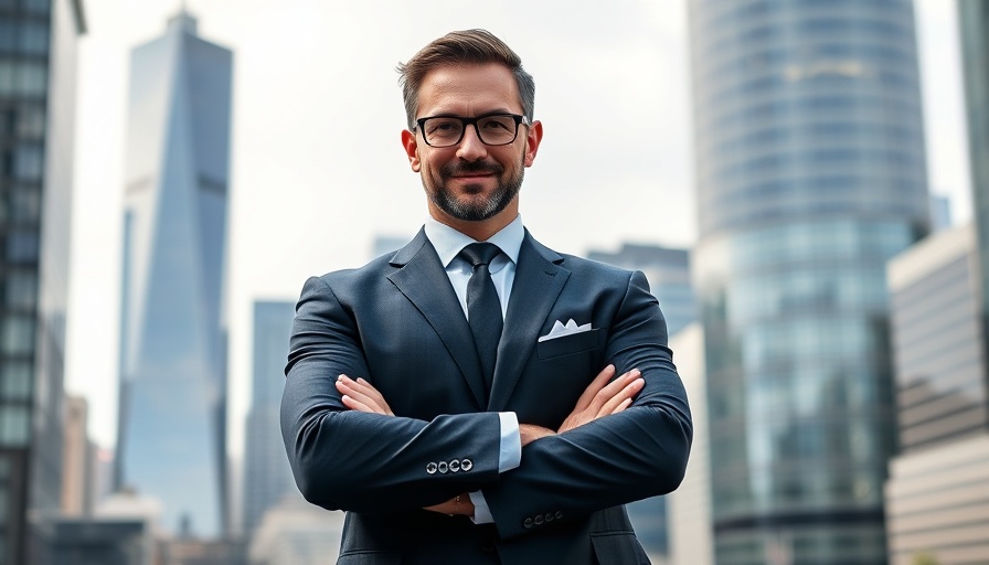 Social media marketing agency CEOs in Philadelphia, confident businessman.