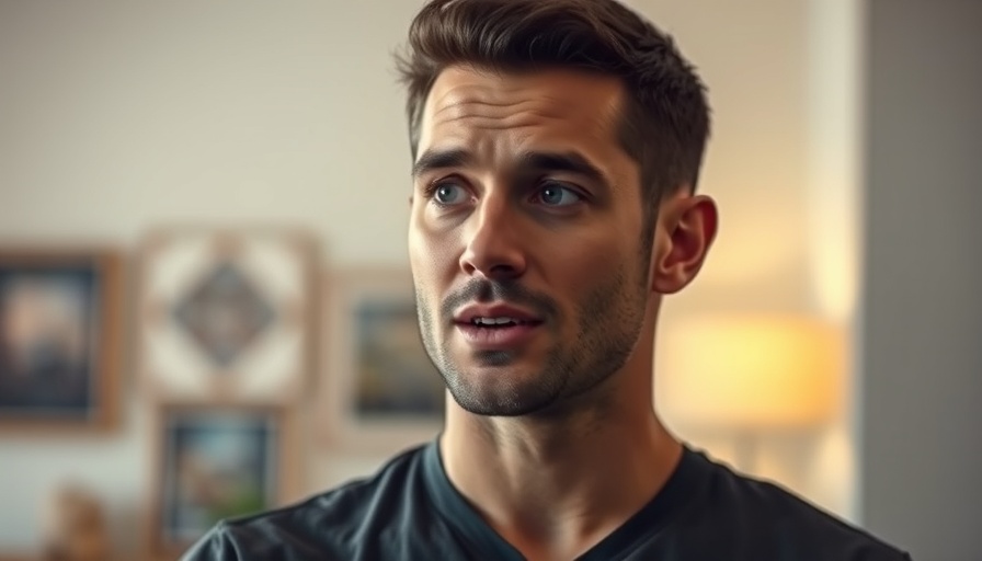 Casual man discussing Advantage+ Sales in an indoor setting.