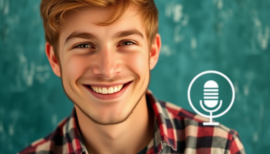 Smiling man in plaid shirt with podcast icon, FIRE formula index funds.