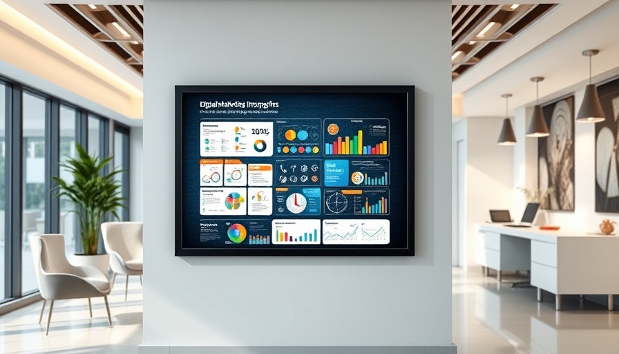 Neuroclone AI in Digital Marketing poster with vibrant infographics.