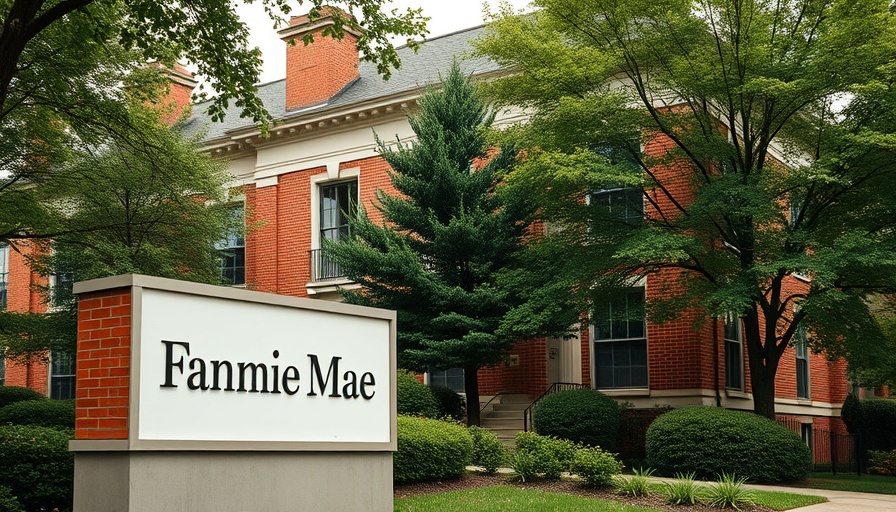 Classical Fannie Mae building with foliage, Privatizing Fannie Mae and Freddie Mac.