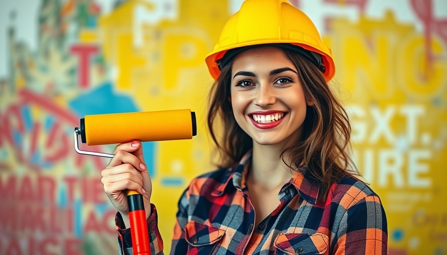 Influencer Marketing Strategies For Home Decor Brands with confident painter.