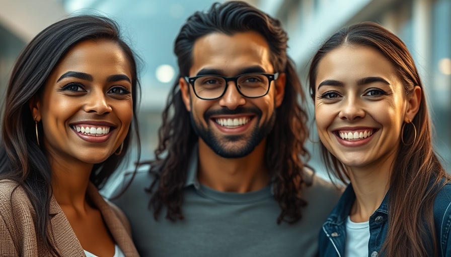 Confident trio showcasing real estate investing success stories.