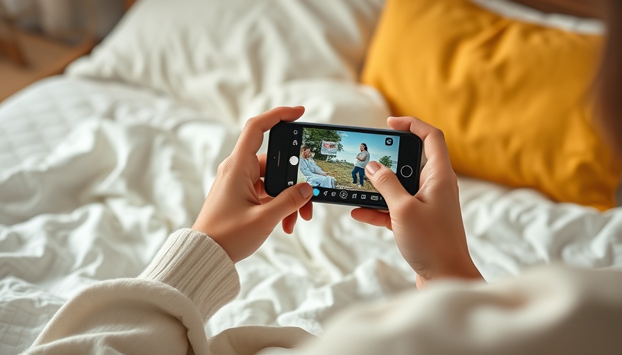 Person using phone in bed, illustrating Instagram Trial Reels benefits.