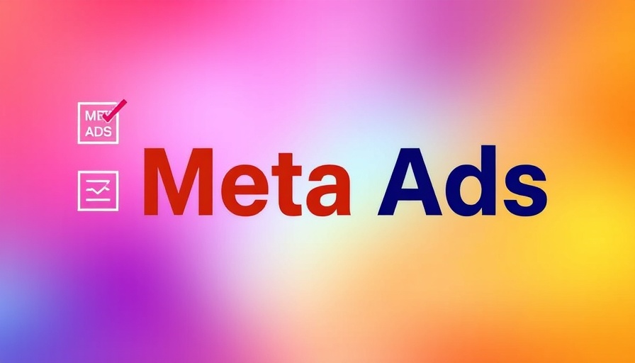 Colorful graphic with Meta ads audit checklist icons.
