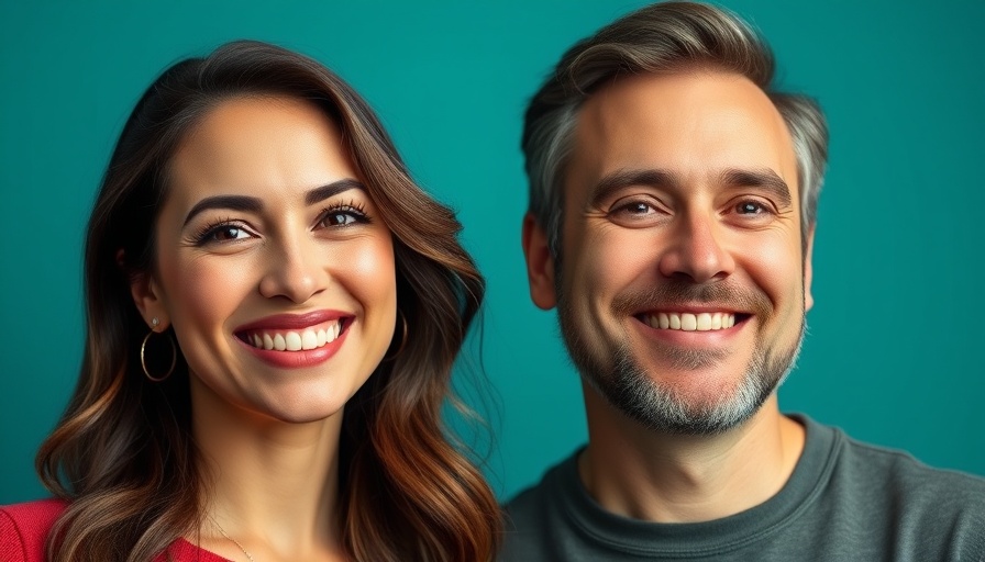 Smiling individuals, tax-free retirement strategy discussion