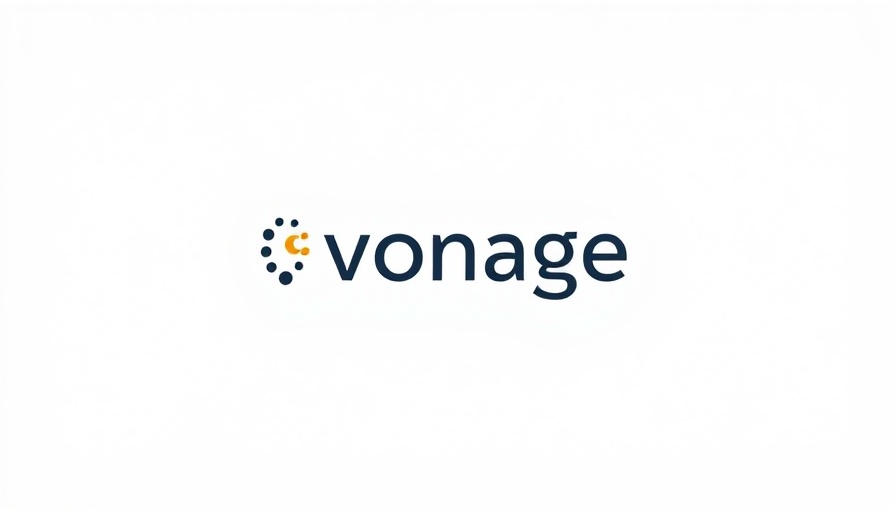 Vonage Business Communications Review logo on white background.