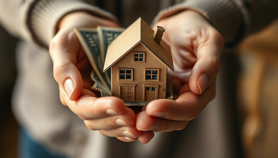 Hands showing ways to invest tax refund in real estate