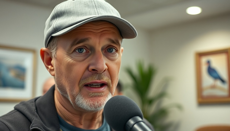 Facebook marketers new enhancements turned off; man with microphone indoors.