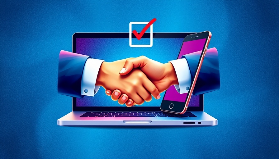 AI startups raise funding concept with digital handshake illustration.