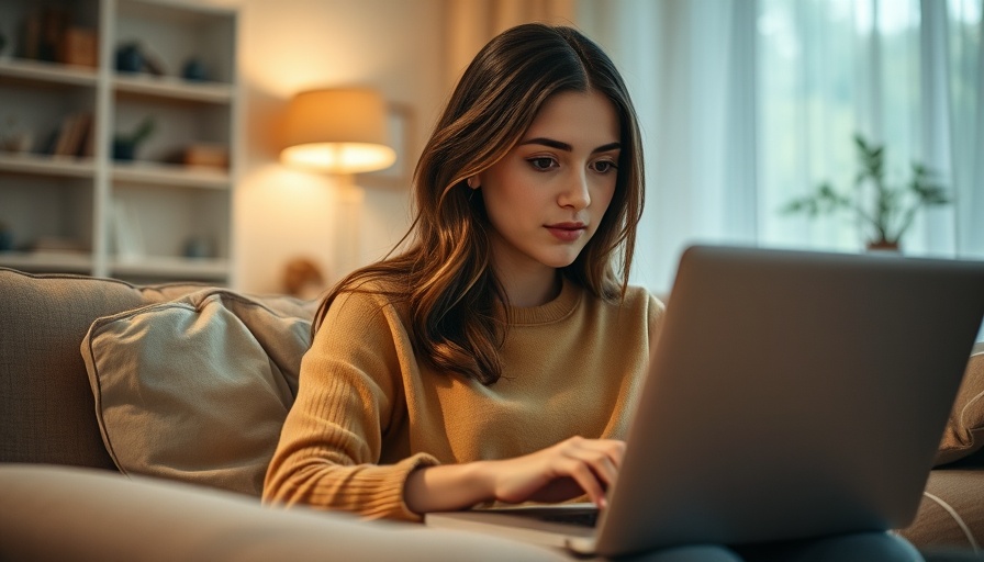 Woman working on potential marketing strategies for real estate investors.