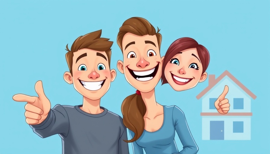 Cheerful animated couple discussing Buying Rental Property in 2025.