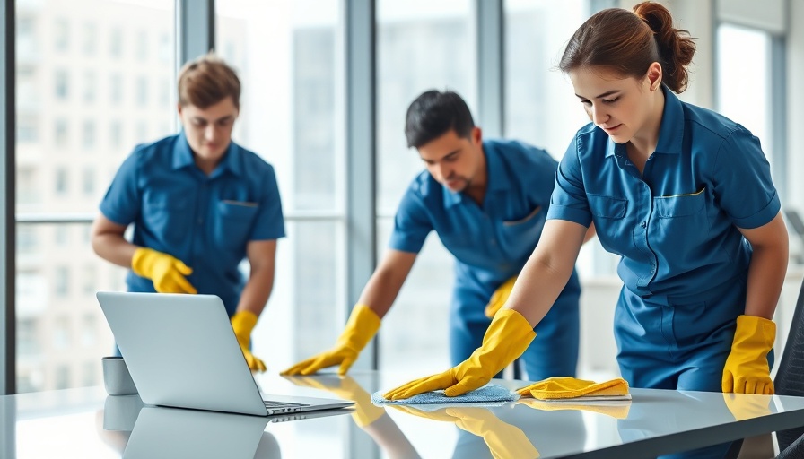 Professional cleaning service in action, starting a cleaning business concept.