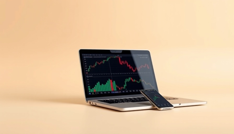 Laptop and smartphone showing financial dashboard for bench charging services.