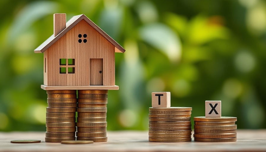 Conceptual image of capital gains taxes for homeowners.