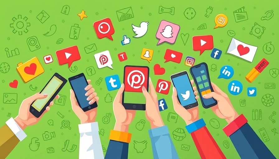 Vibrant design showcasing top social media icons, ideal for marketing tools.