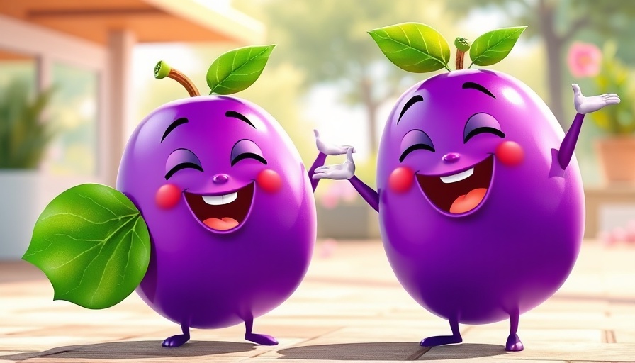 AI model optimization framework comparison with animated fruit character.