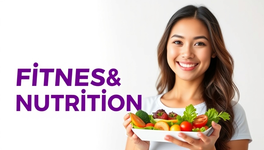 Fitness influencer promoting healthy nutrition in a marketing campaign.