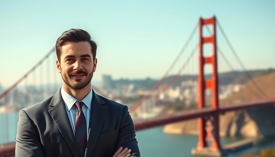 LinkedIn marketing agencies San Francisco concept with businessman.