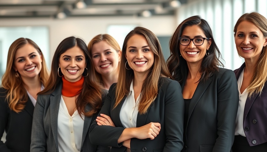 Confident female tech leaders making a positive impact in a professional office setting.