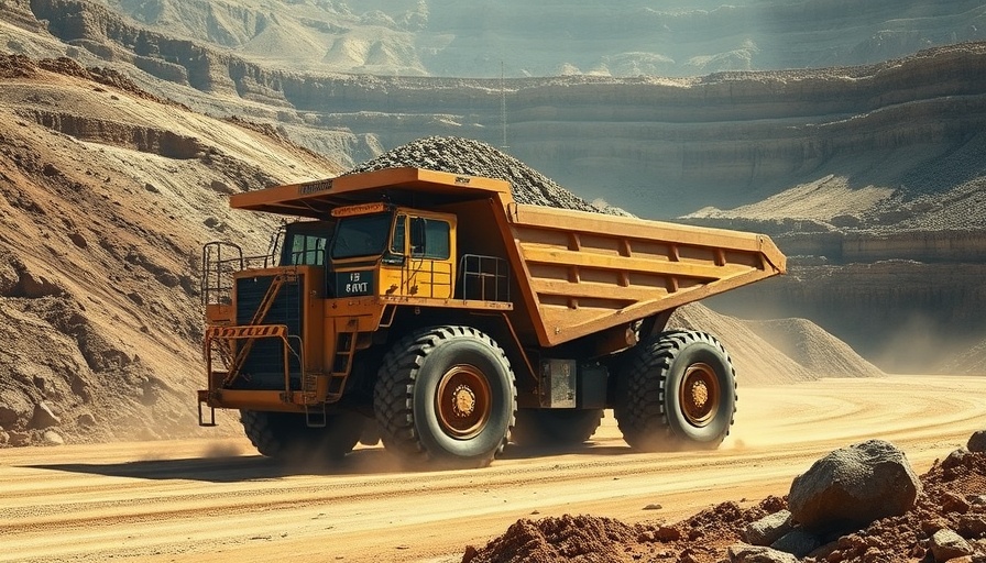 AI in Mining Discoveries using advanced technology in open-pit mines.