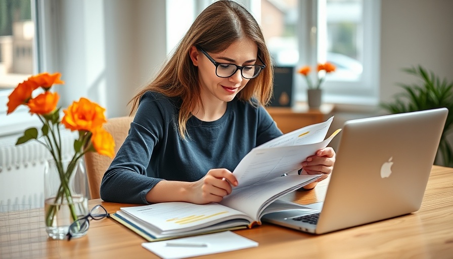 Woman planning daily tasks for LinkedIn consistency.