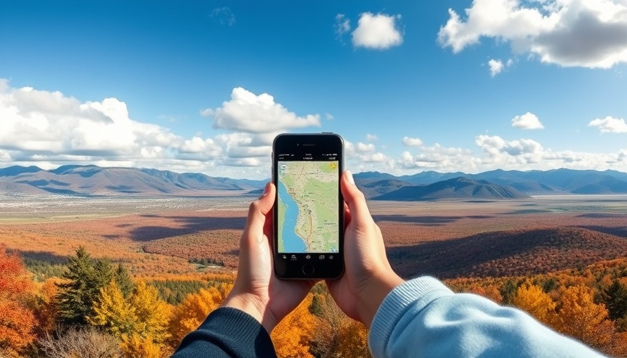 Exploring largest landholdings in America with smartphone map display.
