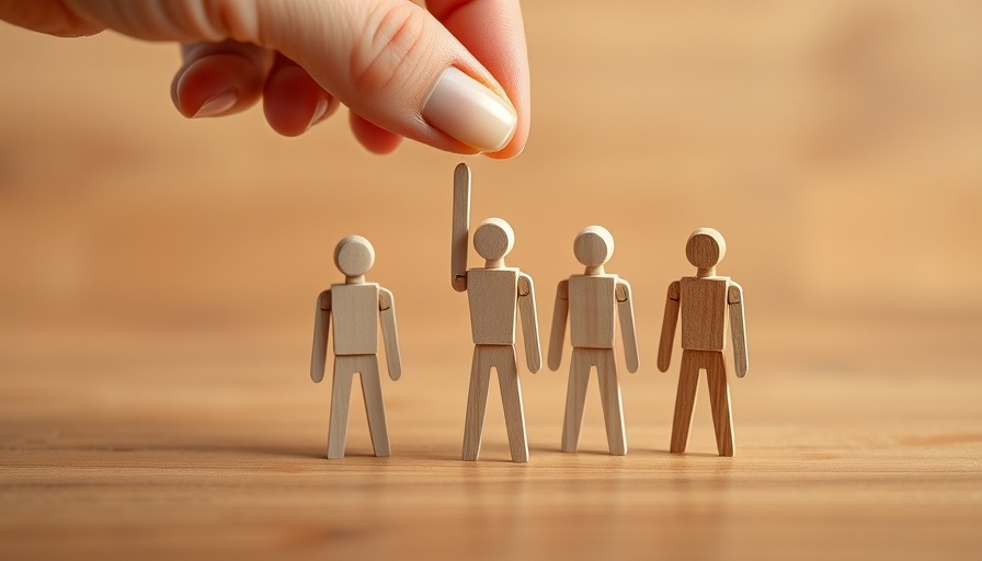 Wooden figurines depicting key business philosophy examples.