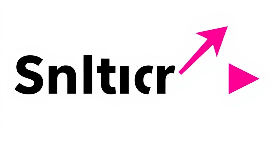 Logo of Influencer Marketing Hub with pink arrow and black text