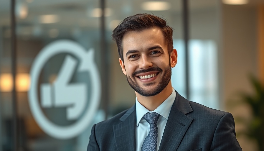 Motto Mortgage CEO smiling in office background.