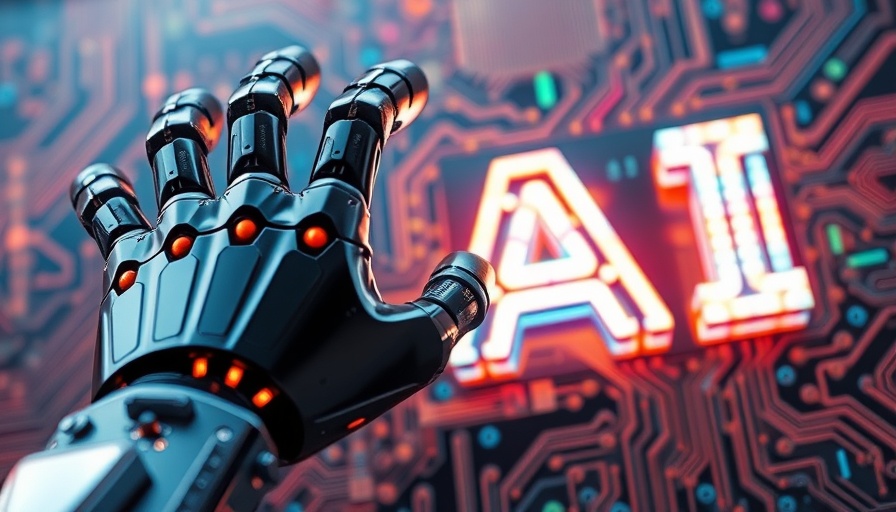 Futuristic AI concept for marketing strategies for 2025.