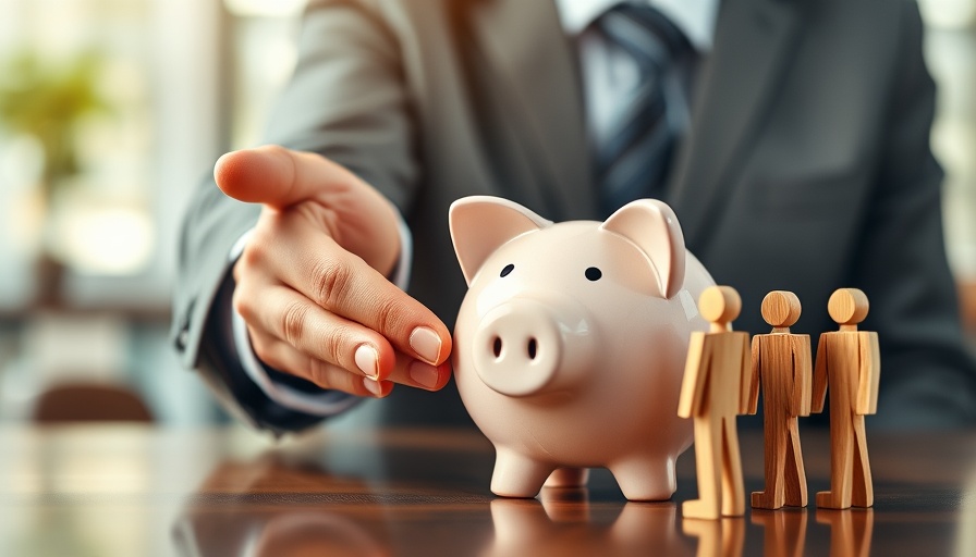 Deferred Compensation for Small Business Owners piggy bank concept image.