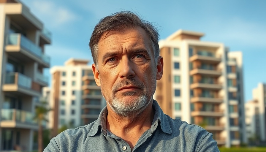 Thoughtful man considering investing in real estate with $25000 or less.