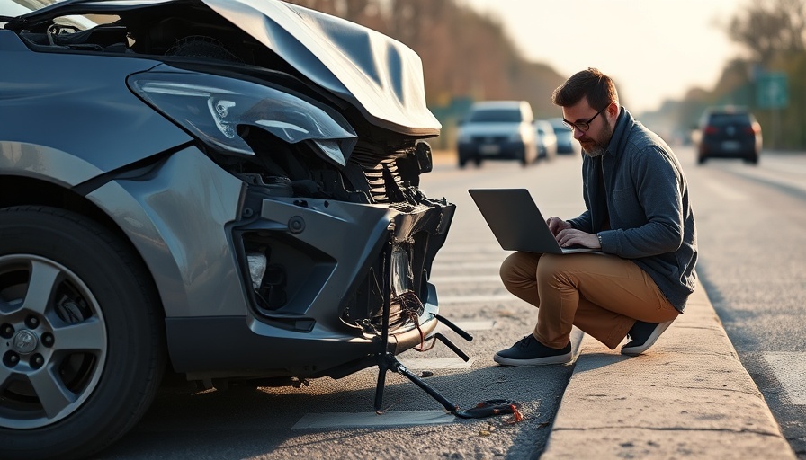Gathering evidence after car accident damage assessment
