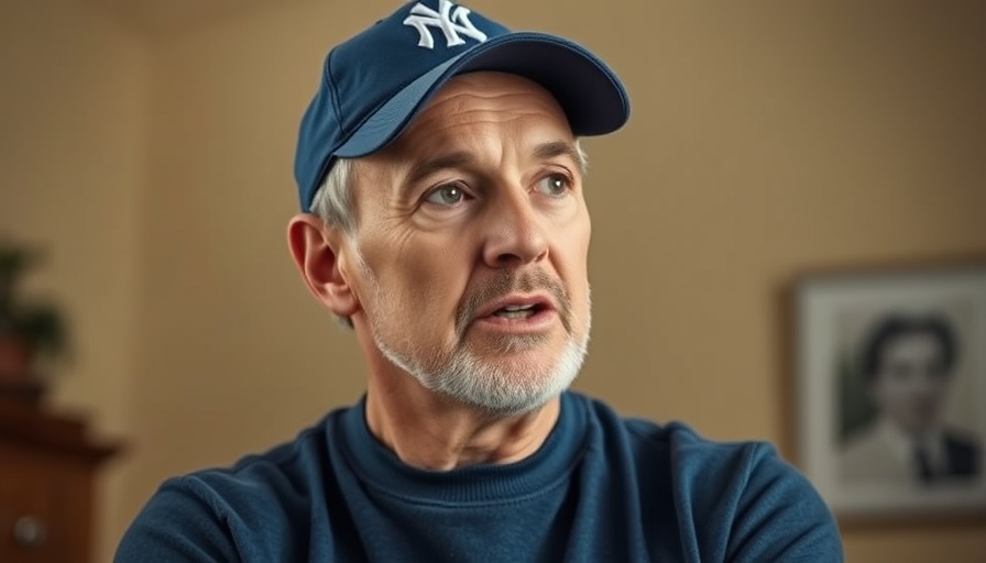 Middle-aged man discussing Flexible Form Delivery, indoors with a warm tone.