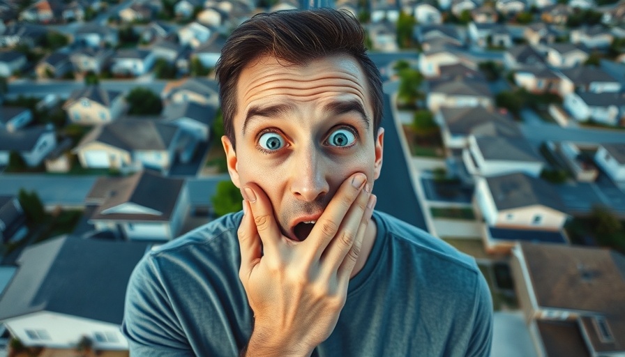 Surprised man discussing multifamily housing market trends.