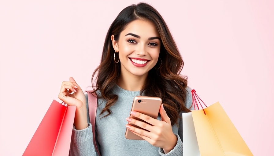 Best social media marketing strategies for retail and e-commerce, woman shopping.