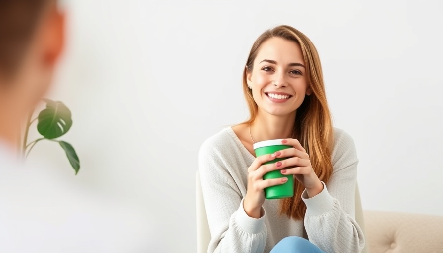 TikTok Marketing Strategies for Food and Beverage Brands: Smiling woman with a cup.