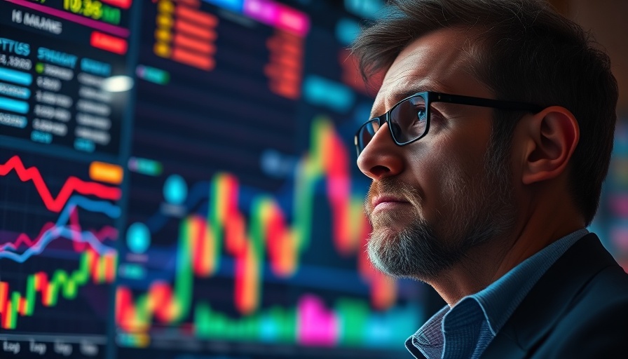 Contemplative man and financial charts showcasing Inflation Fears 2023.
