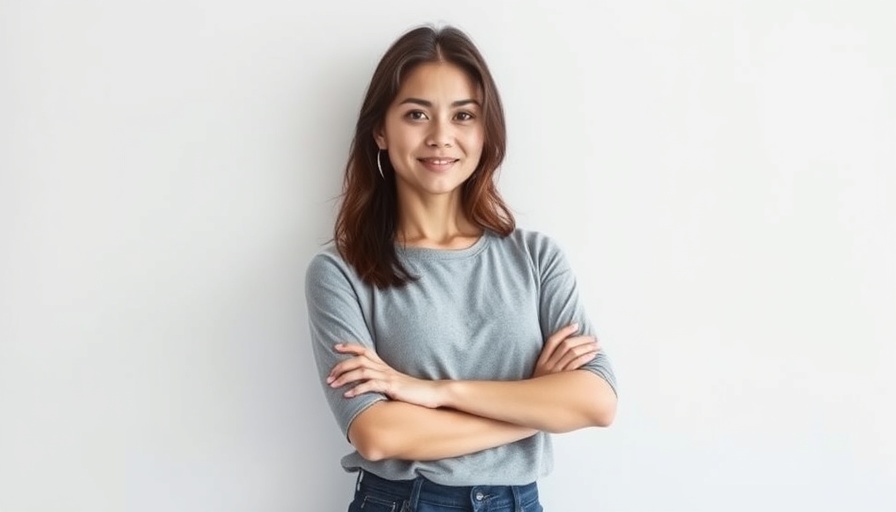 Confident young woman promoting clarity in sponsorship agreements.