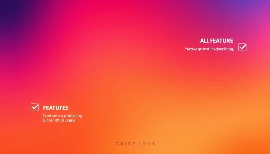 Meta Lead Ads Features graphic with checkmarks on gradient background.