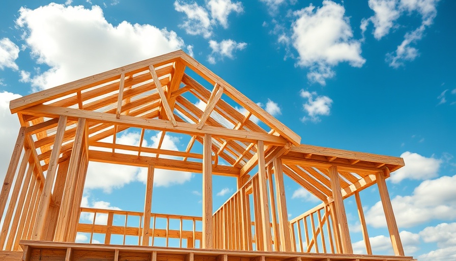 Partially constructed home, symbolizing trends in new-home sales March 2025.