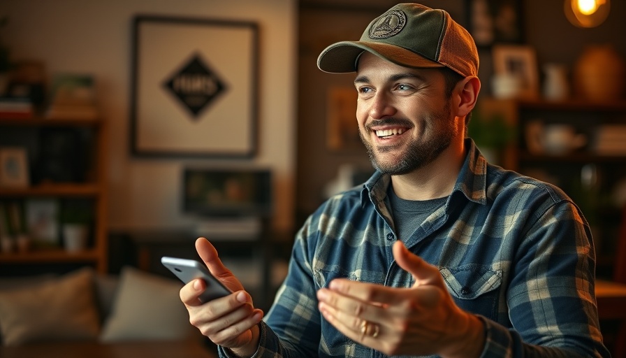 Casual man in cap discussing Threads Feed Ad Placement.