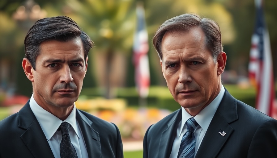 Two men during June Fed rate cut event, looking serious.